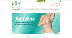 Desktop Screenshot of dermovida.com.br
